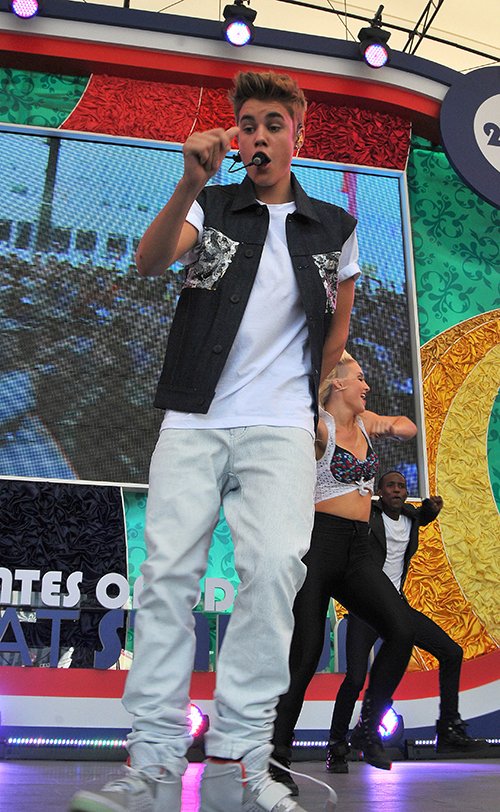 Justin Bieber Wears the Air Yeezy 2 in 