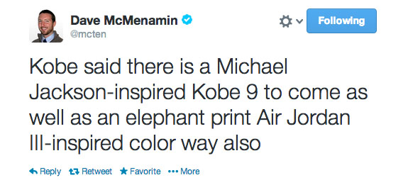Nike Kobe 9 Releasing in Michael Jackson and Air Jordan 3-Inspired Colorways