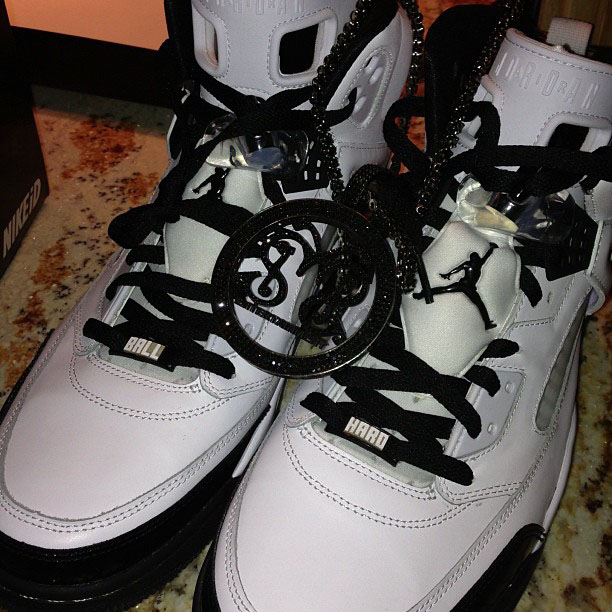 Stephen Jackson's Jordan Spizikes // White/Black