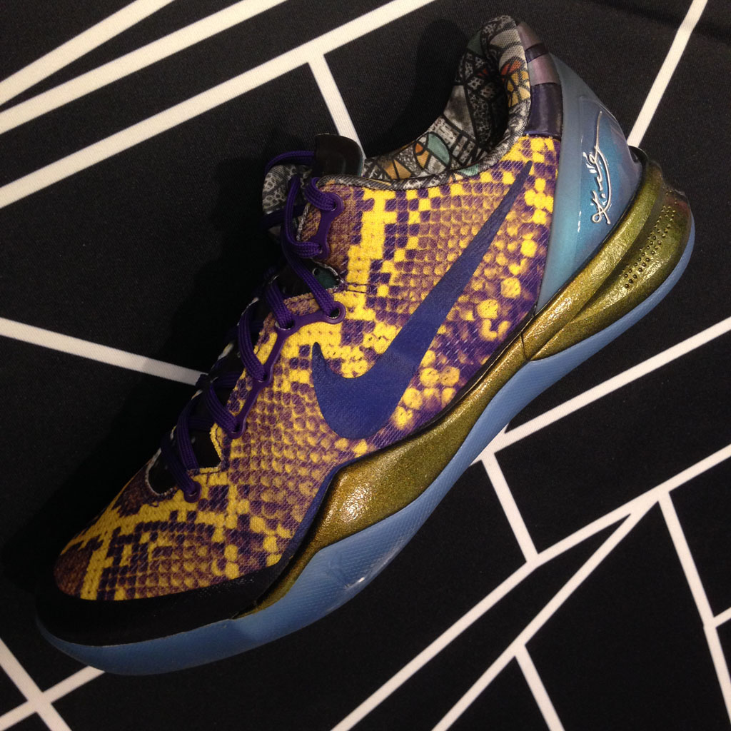 NIKEiD Kobe 8 Gumbo League Purple/Gold