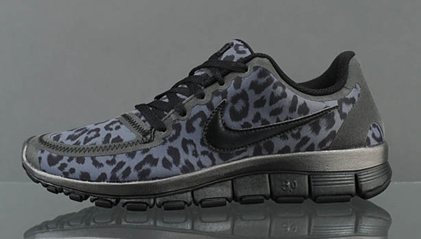 womens nike free 5.0 v4 leopard cheetah print shoes