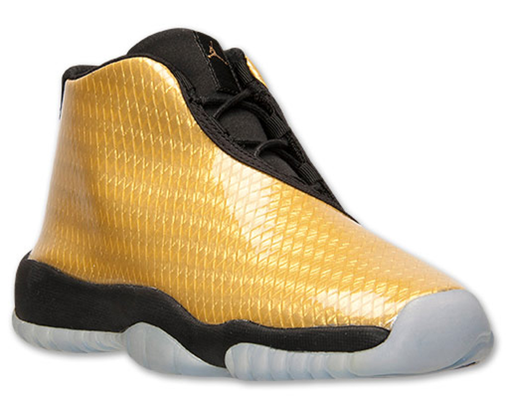 Kids Can Pick Up These Gold Jordan 