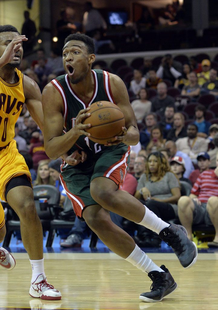 Jabari Parker wearing Jordan Super.Fly 3