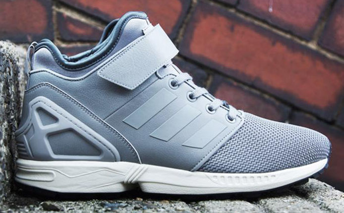 Adidas zx shop flux trainers grey