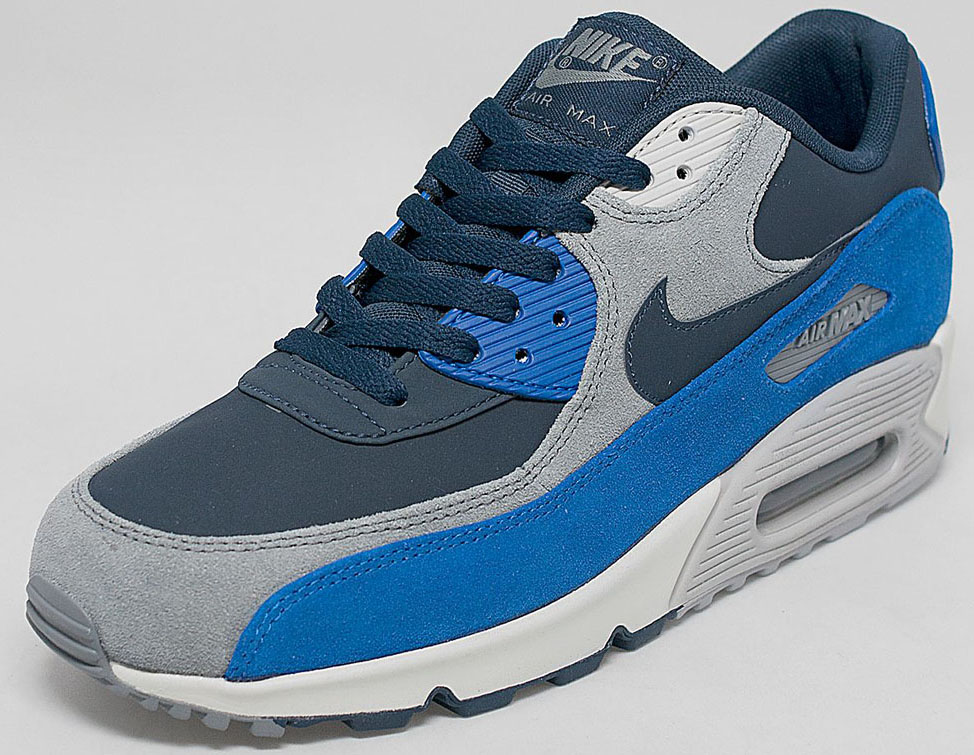 nike air max blue and gray