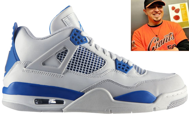 NIck Engvall // Air Jordan IV 4 Military Blue