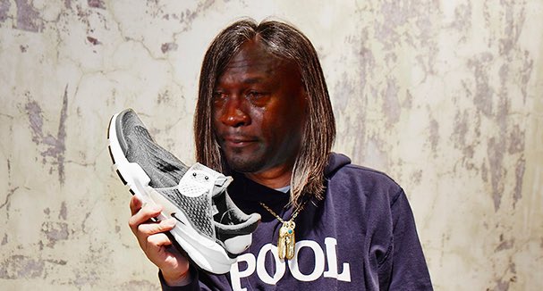 Best Michael Jordan Crying Sneaker Memes: Hiroshi Fujiwara
