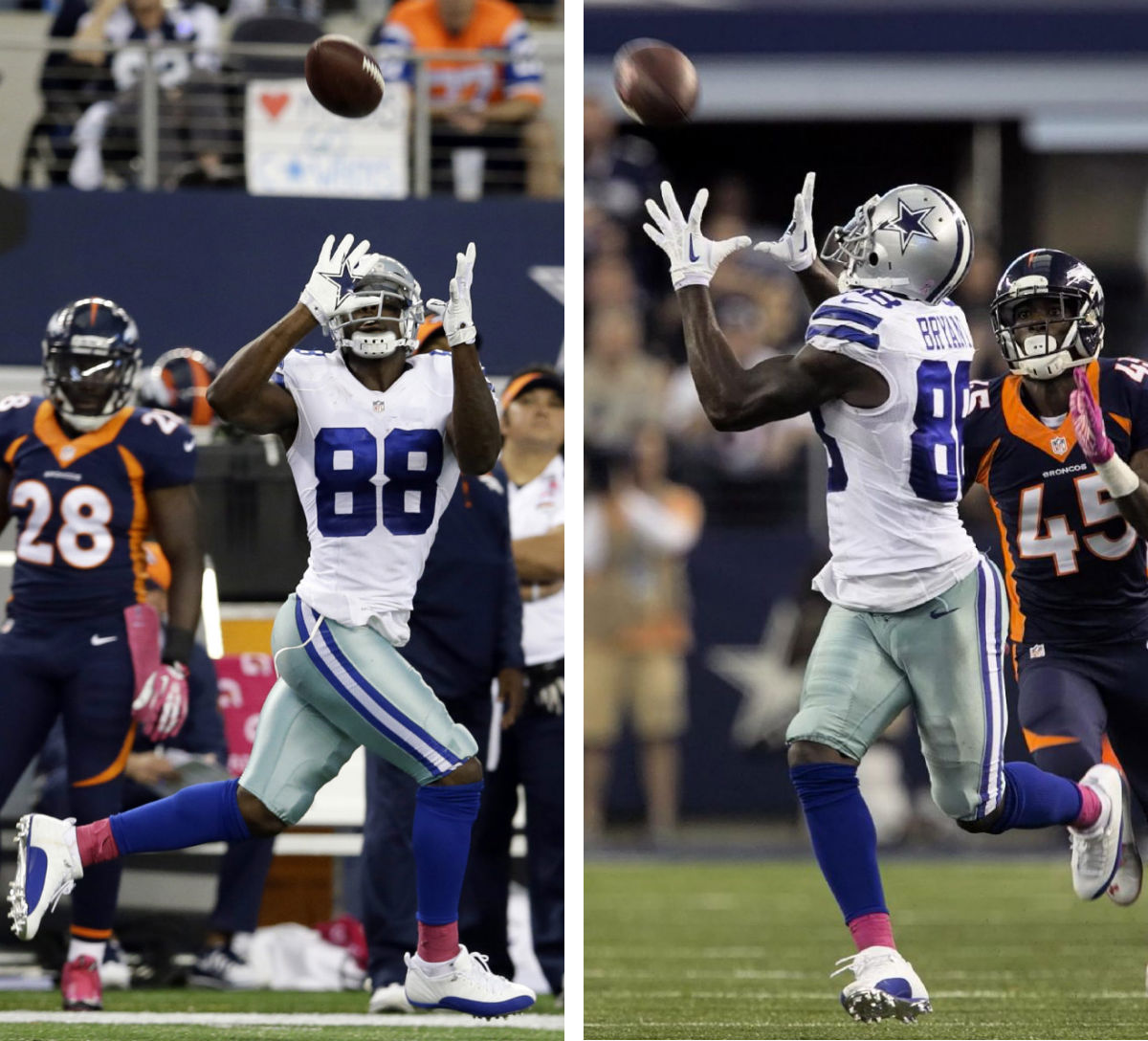 Dez Bryant Wears Air Jordan 12 XII Low Dallas Cowboys PE Cleats (9)