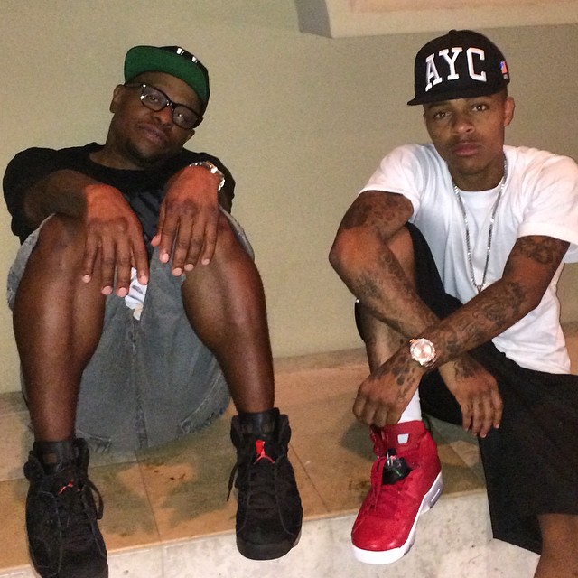 Bow Wow wearing Air Jordan VI 6 Spizike; Scarface wearing Air Jordan VI 6 Infrared