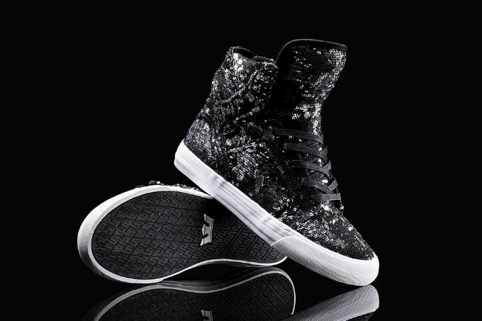 Supra x a-morir 2025 women's skytop black