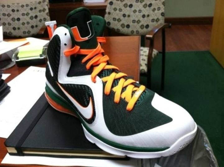 Nike LeBron 9 'Miami Hurricanes' - Available on  