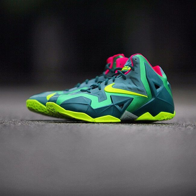 lebron 11 green