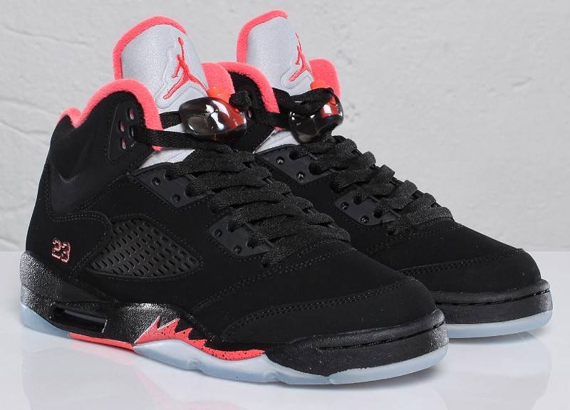 black and red retro 5s
