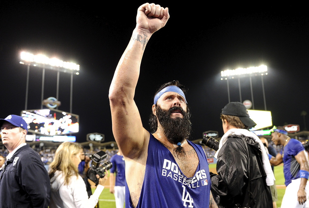 Brian Wilson dressed as Happy Gilmore's Caddy