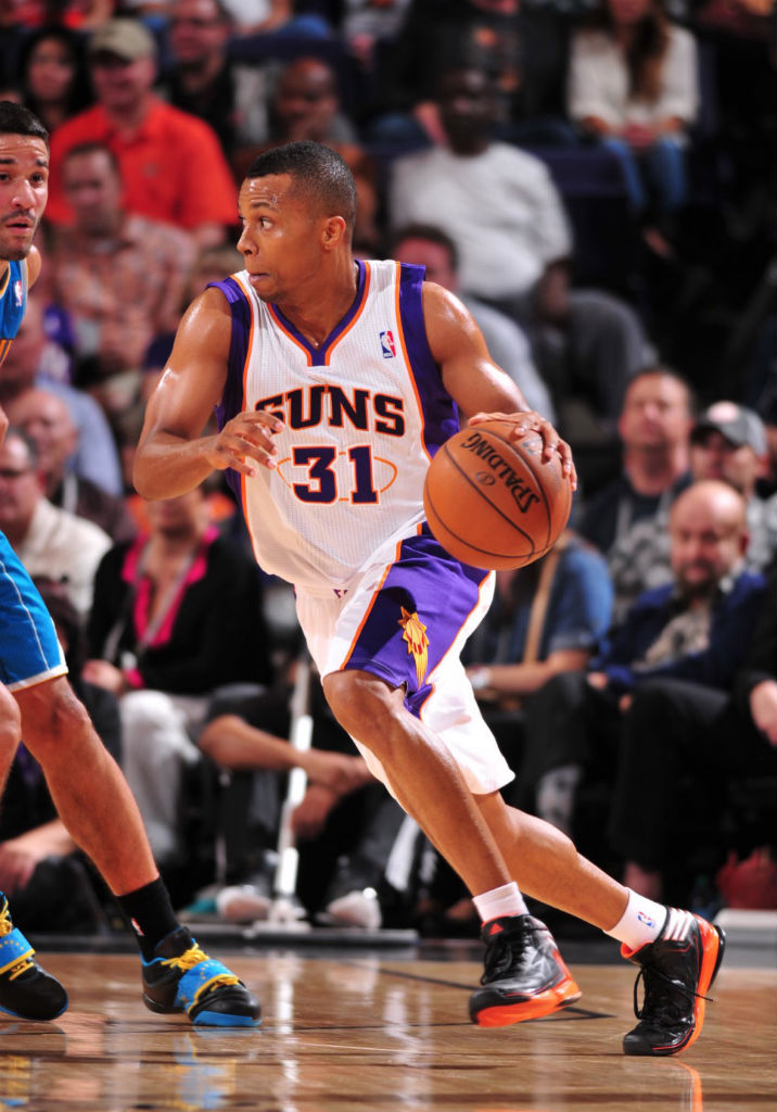 Sebastian Telfair wearing adidas adizero Crazy Light 2