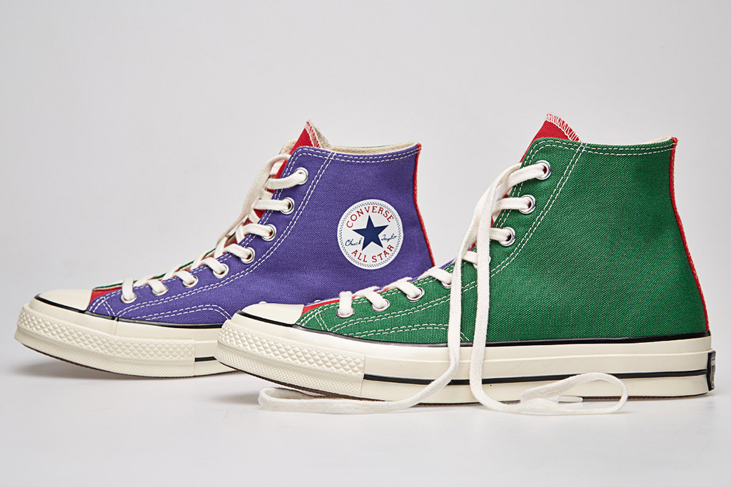 coloured converse shoes