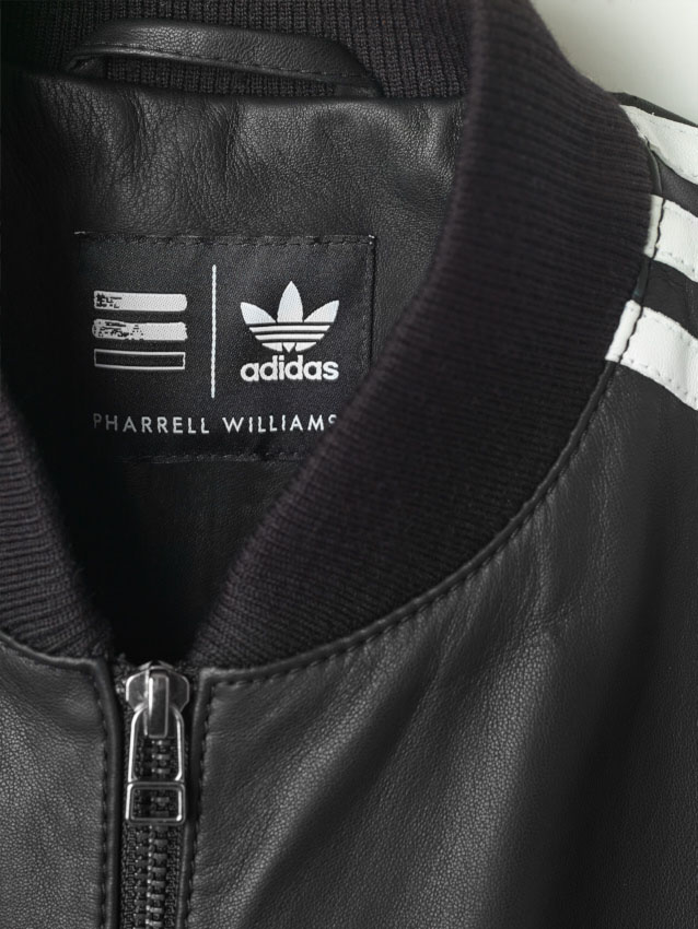 leather jacket adidas original