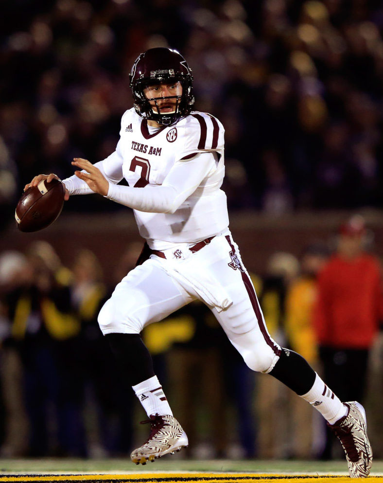 Johnny Manziel wearing adidas adizero 5-Star 3.0 Camouflage (4)