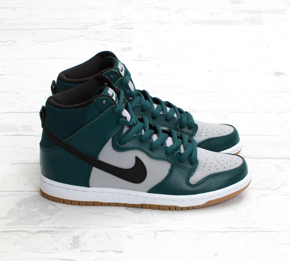 black and teal nikes