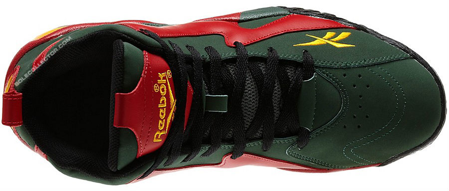 Reebok Kamikaze II 95-96 Sonics Olive Crimson Mist Reebok Gold Black V61153 (6)