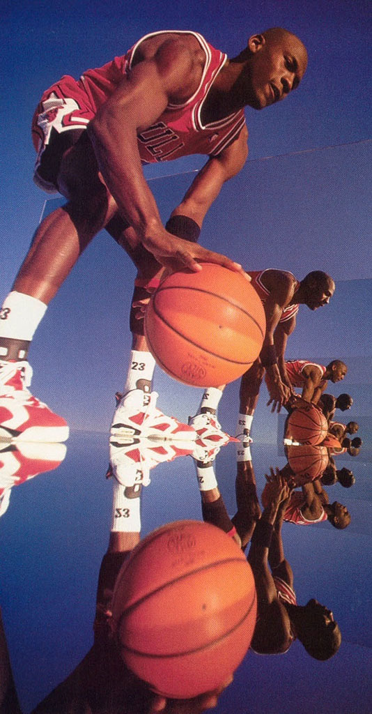 michael jordan wearing carmine 6