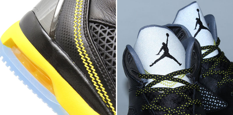 Air Jordan Flight Remix Black/Vibrant Yellow-Cool Grey Release Date 679680-070 (7)