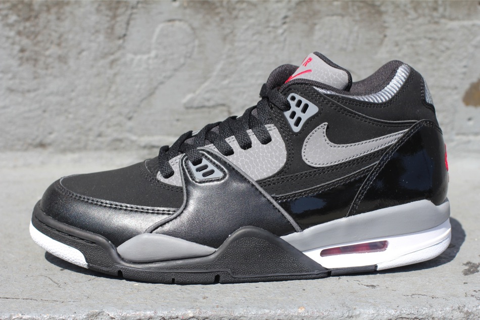 nike air flight 89 black and red