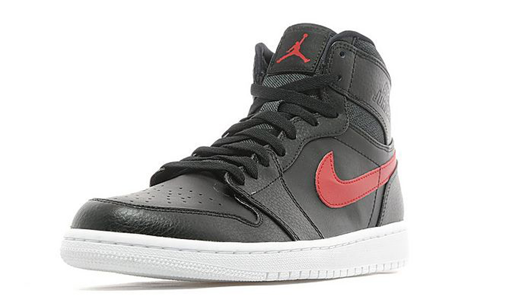 black red jordan 1s