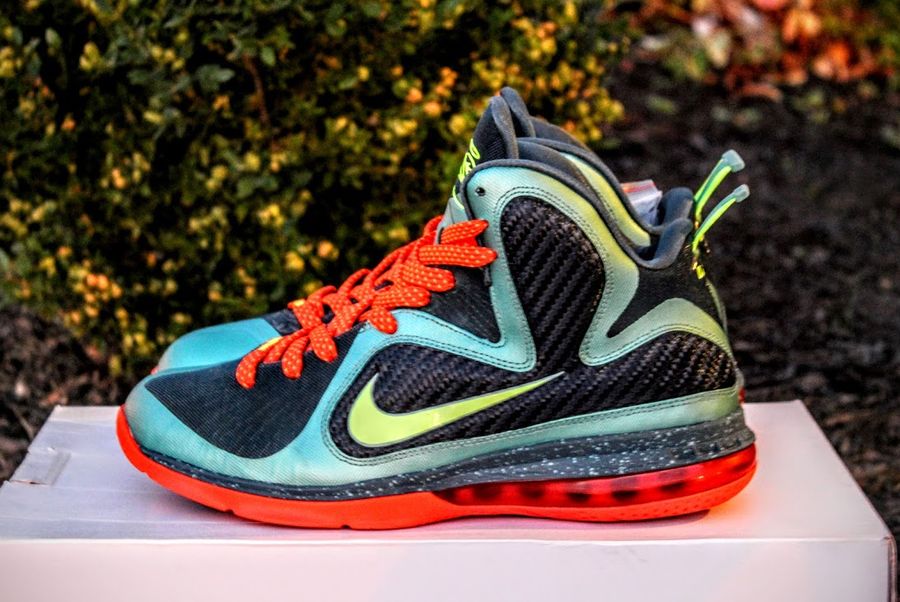 lebron 9 cannon on feet