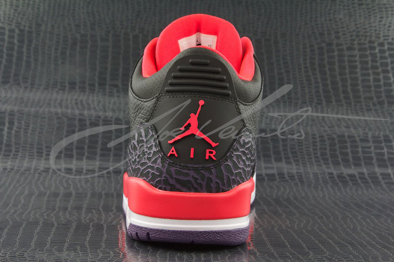 Air Jordan III 3 Black Crimson 136064-005 (4)