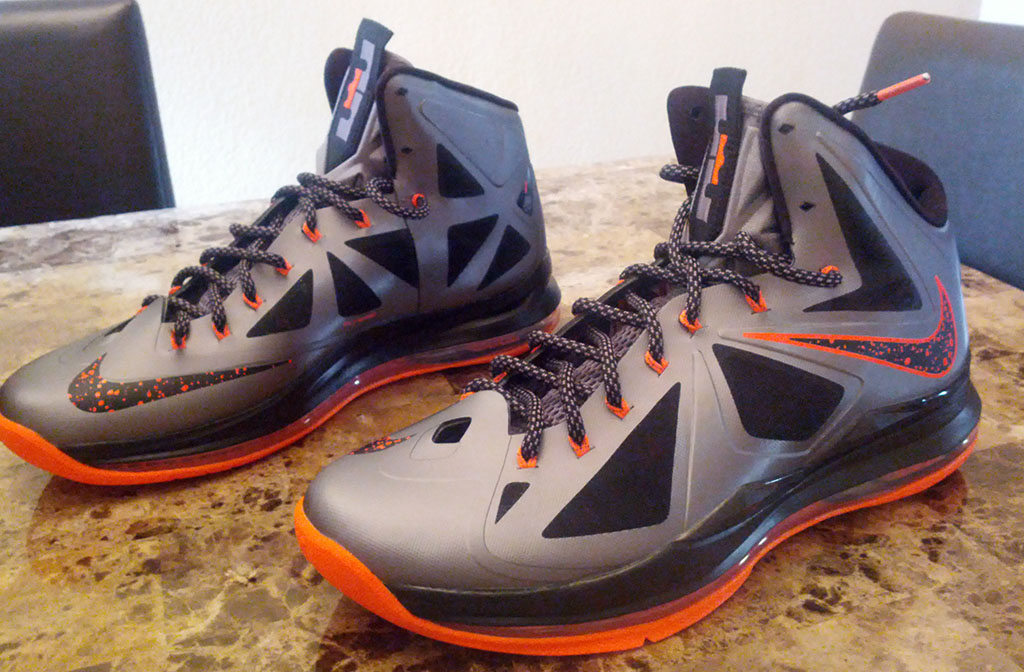 Lebron black shop and orange