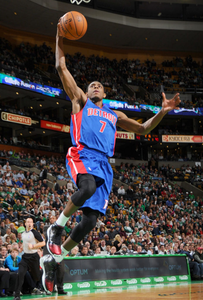 Brandon Knight wearing adidas Rose 3.5 Away