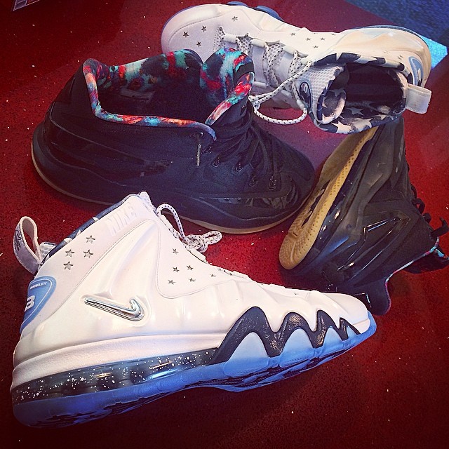 DJ Skee Picks Up Nike LeBron XI 11 Low Black/Gum & Nike Barkley Posite Max USA