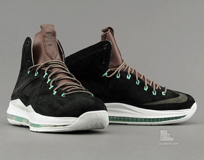 lebron 10 ext black suede