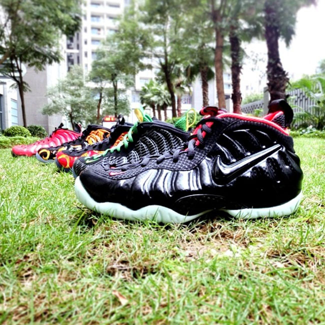 Nike air shop foamposite yeezy