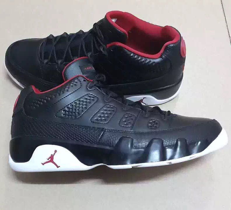 jordan 9 red black