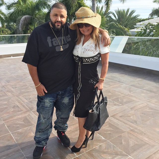 DJ Khaled wearing Air Jordan VI 6 Infrared