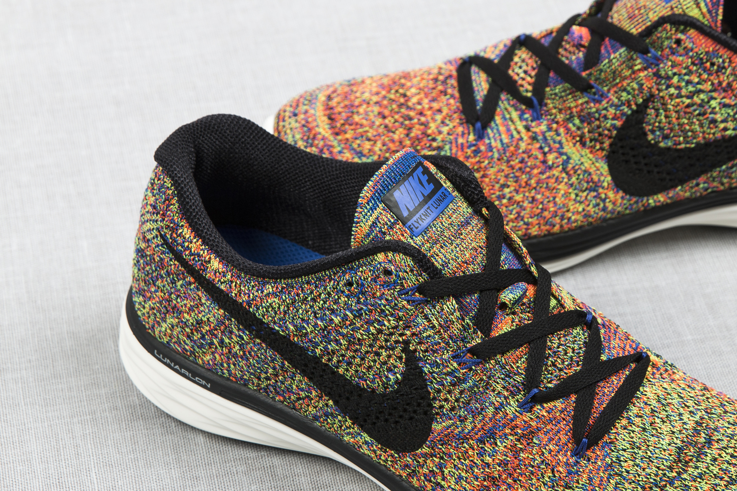 nike flyknit lunar multicolor for sale