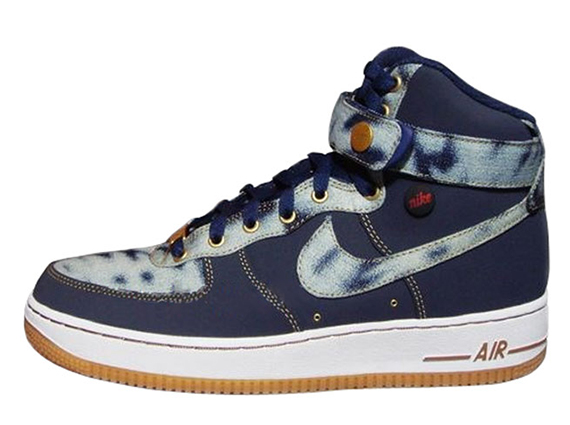 denim air force 1 high