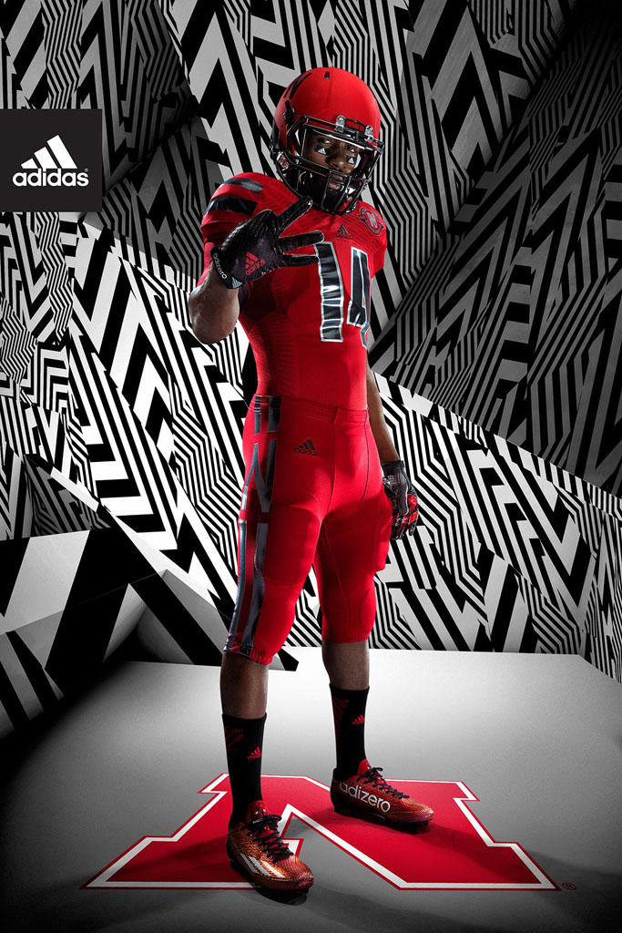 University of Nebraska & adidas Unveil Red Rising TechFit Uniform (1)