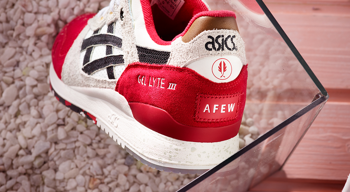 afew x asics gel lyte iii koi