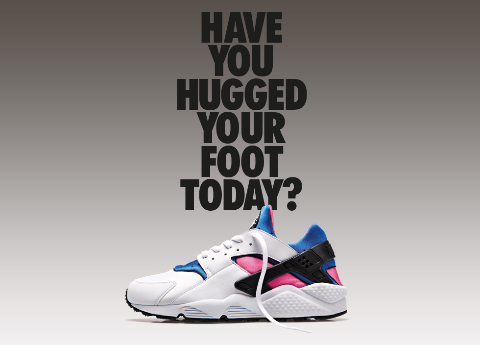 nike huarache og pink