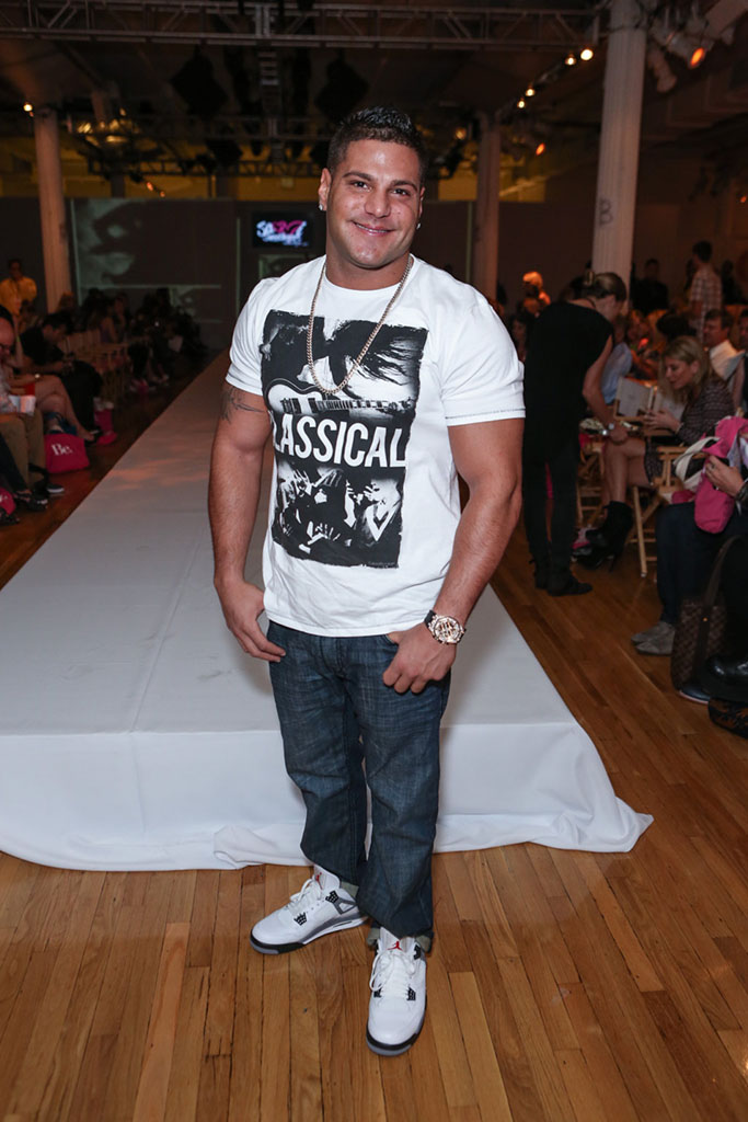 Ronnie Ortiz-Magro Wears Air Jordan IV 4 Cement (1)