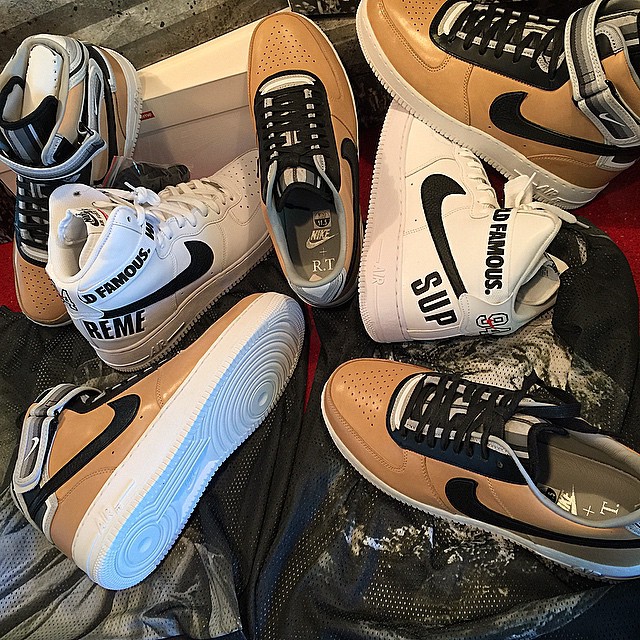 DJ Skee Picks Up Nike Air Force 1 RT & Supreme x Nike Air Force 1 High