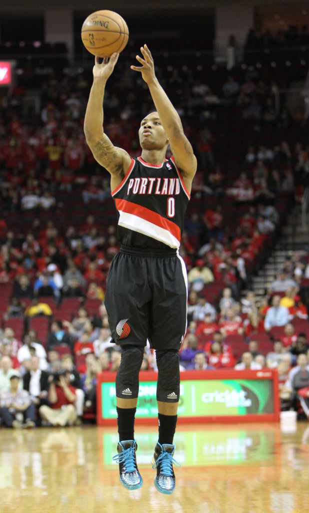 Damian Lillard wearing adidas Rose 3.5 Year of the Snake