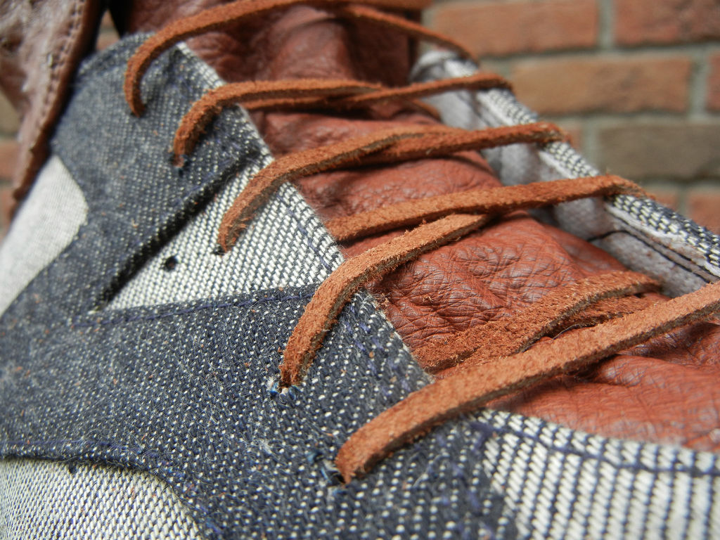 Air Jordan Retro 4 'Ostrich and Denim' Customs by JBF Customs