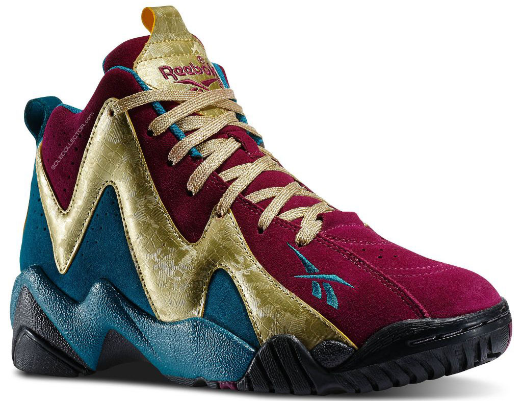 Burgundy and gold store sneakers