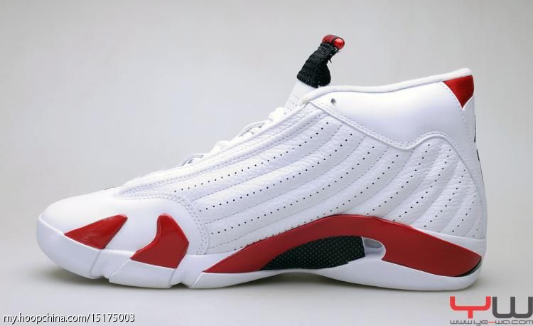 Air Jordan 14 XIV Retro White Varsity Red Black 487471-101 6