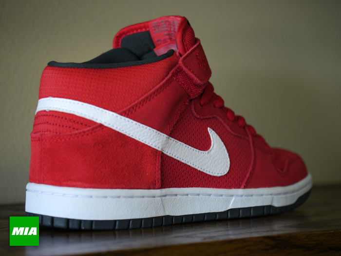 nike dunk mid rojas