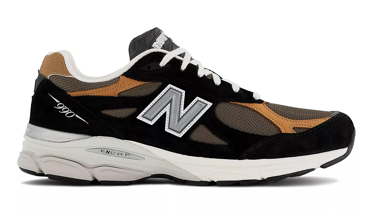 New Balance 990v3 Made in USA Black/Tan | New Balance